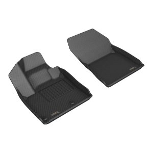 Mitsubishi Outlander Floor Mats - Front - 3D MAXpider - Kagu - Black - `22-`24